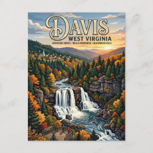 Davis, West Virginia Postcard