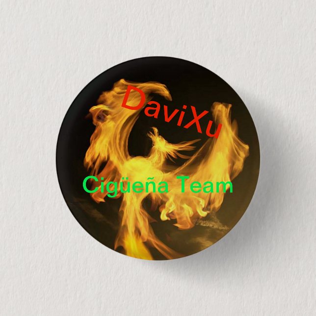 DaviXu 3 Cm Round Badge (Front)