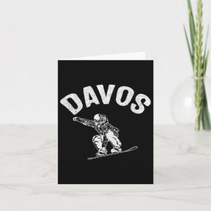 Davos Snowboarding Switzerland Ski Winter Snowboar Card