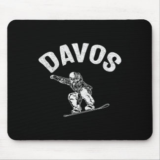 Davos Snowboarding Switzerland Ski Winter Snowboar Mouse Pad