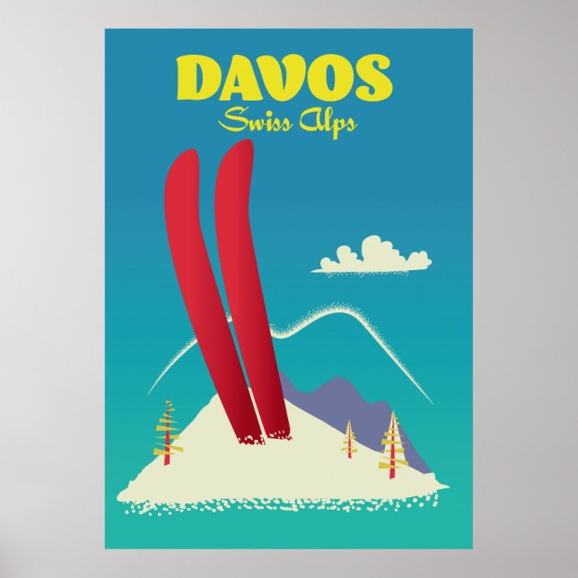 Davos Swiss Alps Poster (Front)