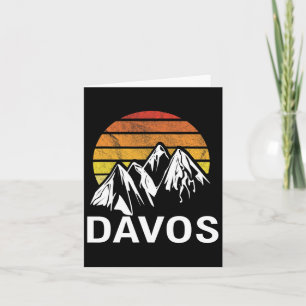 Davos Swiss Switzerland Ski Resort Snowboarding Card