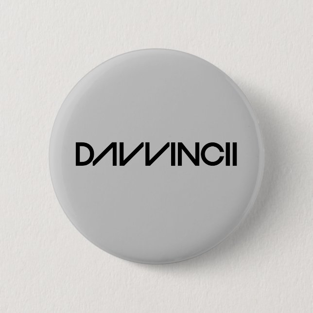 Davvincii 6 Cm Round Badge (Front)