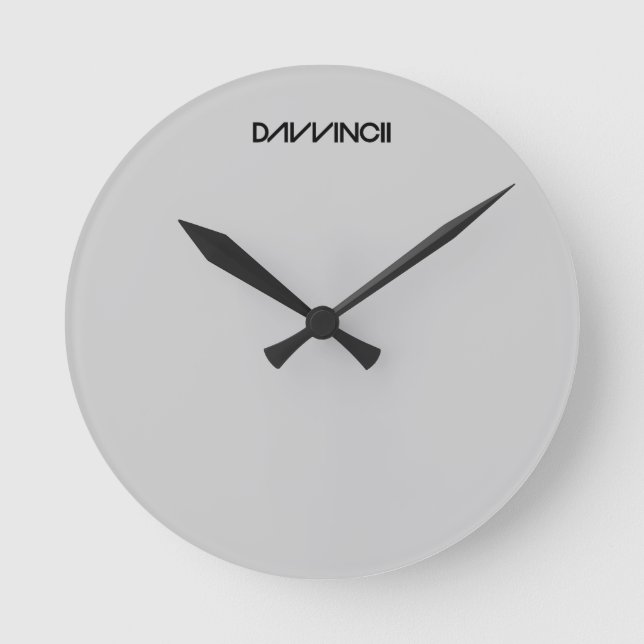Davvincii Round Clock (Front)