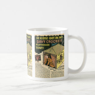 Davy Crockett Playhouse Tent Coffee Mug