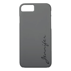 Davy grey colour background iPhone 8/7 case