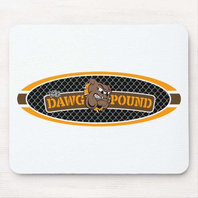 Dawg Pound Chain Link Mouse Pad (Front)