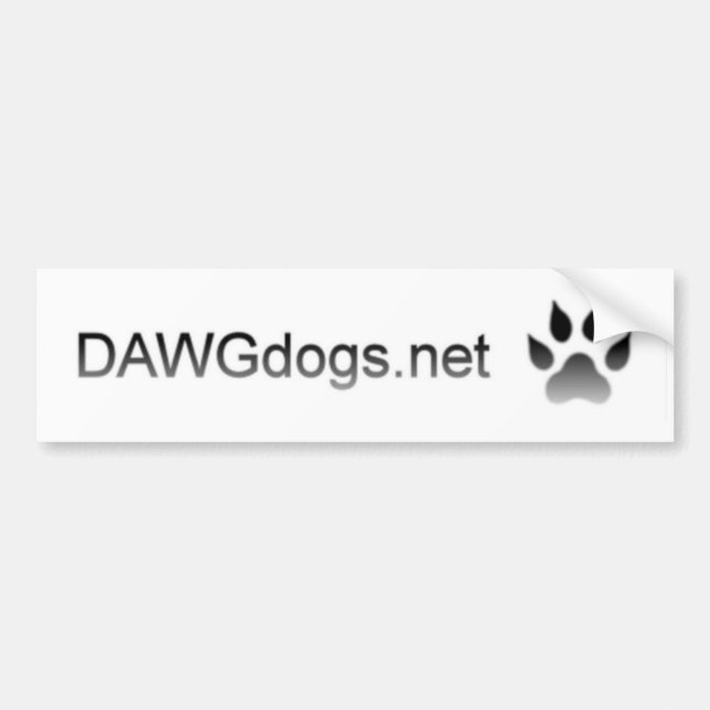 DAWGdogs.net Bumper Sticker (Front)