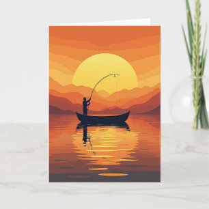Dawn Anglers Fathers Day Card