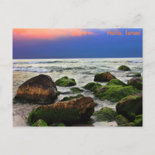 Dawn At Sea Near Haifa, Israel Postcard