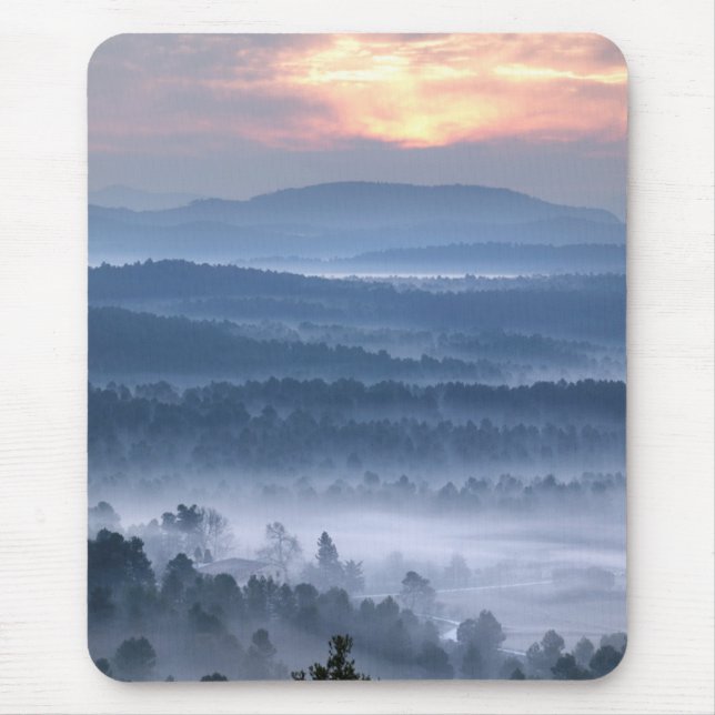 Dawn Between the Valleys Mouse Pad (Front)