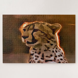 Dawn Breaking on the Cheetah Jigsaw Puzzle
