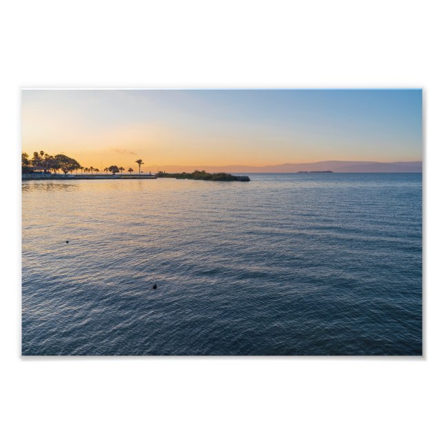 dawn breaks in chapala mexico photo print (Front)