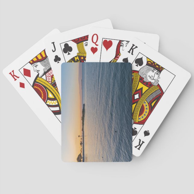 dawn breaks in chapala mexico playing cards (Back)