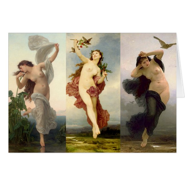 Dawn, Day, Dusk - Bouguereau (Front Horizontal)