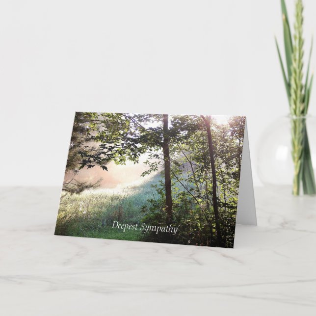 Dawn Deepest Sympathy Card (Front)