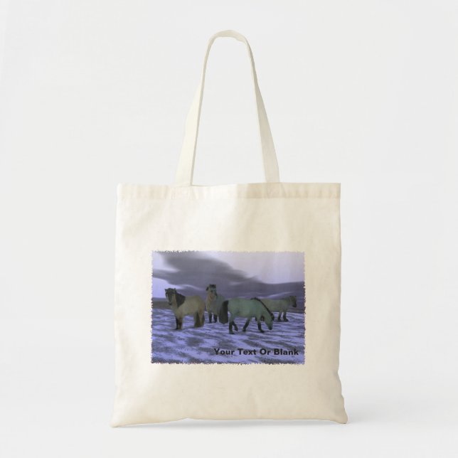 Dawn Horse Tote Bag (Front)