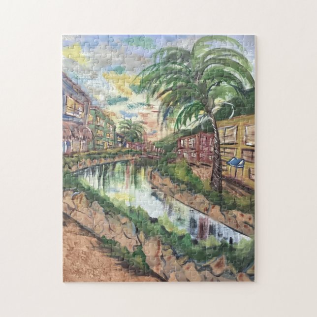 Dawn in Caribbean Puzzle (Vertical)