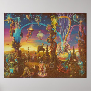 Dawn in the Garden of Creation Poster