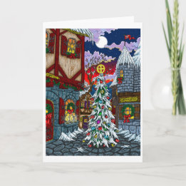 Dawn In Yuletown Holiday Card