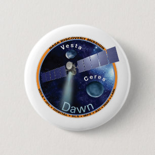 Dawn Mission Patch 6 Cm Round Badge