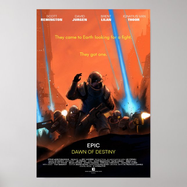 'Dawn of Destiny' Movie Poster (Front)