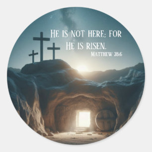 Dawn of the Resurrection Classic Round Sticker