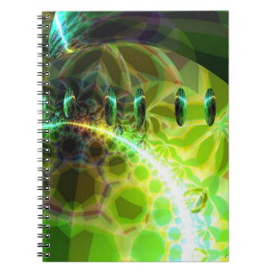 Dawn of Time – Lime & Gold Emerge Notebook