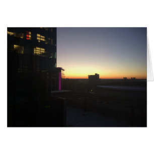 Dawn over the City, card