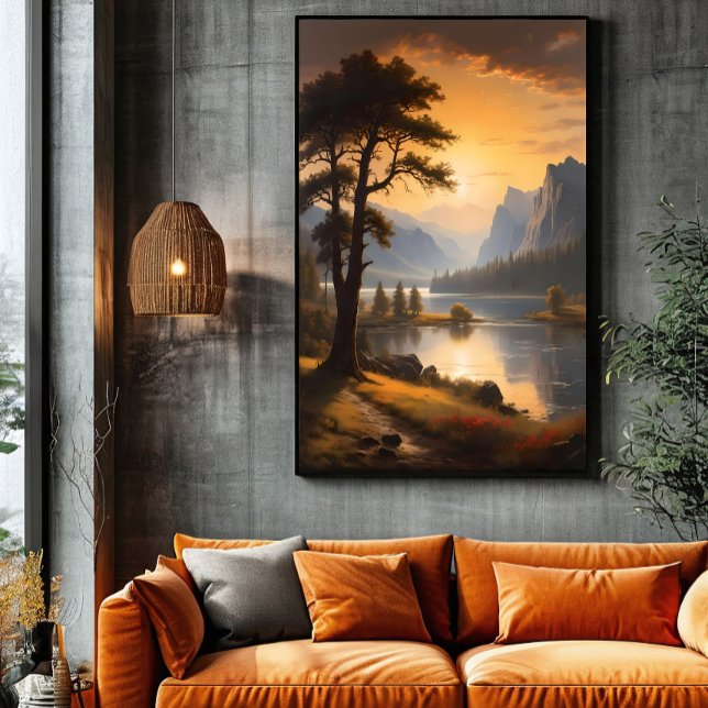 Dawn Over the Eternal Mountains Poster (Creator Uploaded)