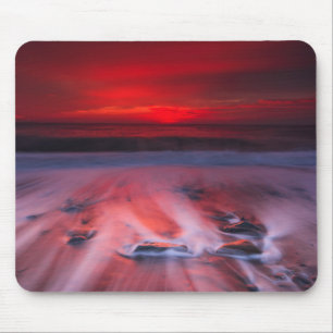 Dawn Over The Stormy Sea Mouse Pad
