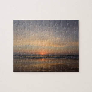 Dawn Reflections at Cocoa Beach, Florida - 8x10 Jigsaw Puzzle