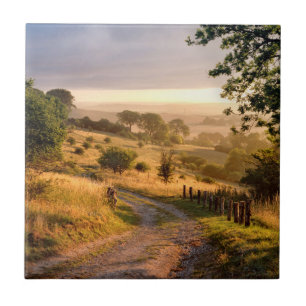 Dawn Sunshine English Countryside Ceramic Tile