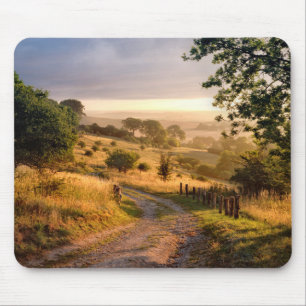 Dawn Sunshine English Countryside Mouse Pad