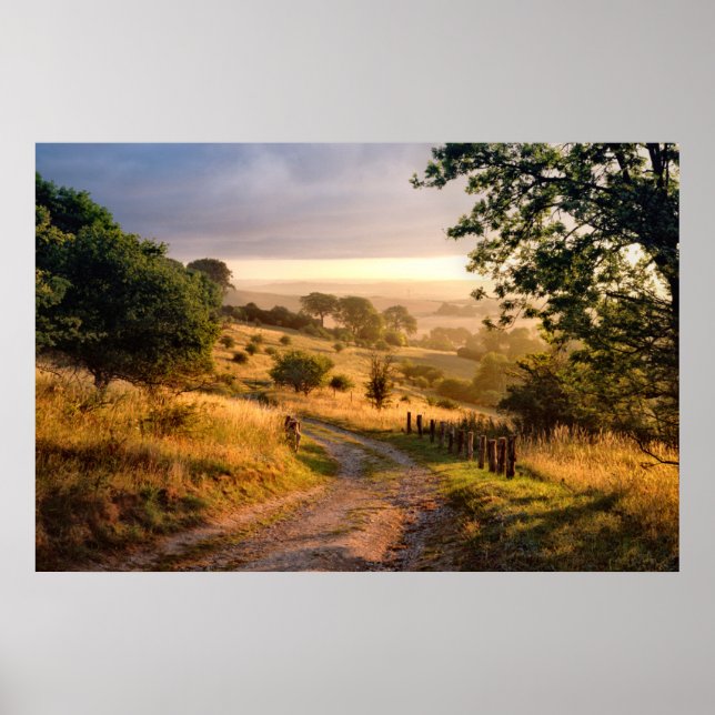 Dawn Sunshine | English Countryside Poster (Front)