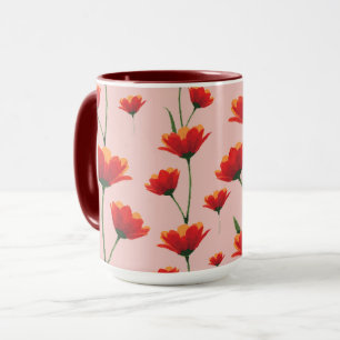 Dawnfire Poppies Mug