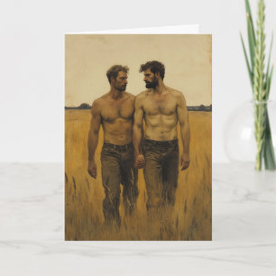 Dawn's Embrace in Golden Wheat Card