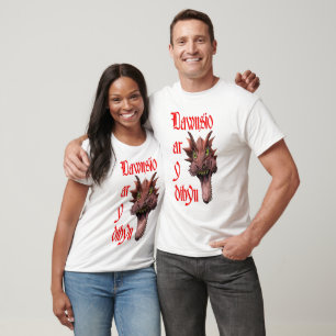 Dawnsio ar y dibyn. Playing With Fire. T-Shirt