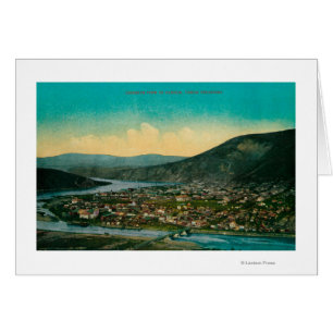 Dawson, Alaska Yukon Territory Town View