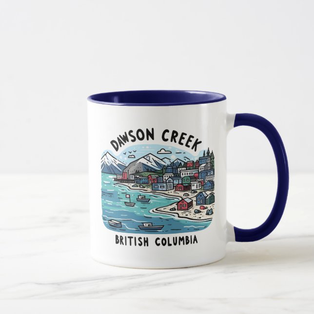 Dawson Creek BC Canada  Mug (Right)