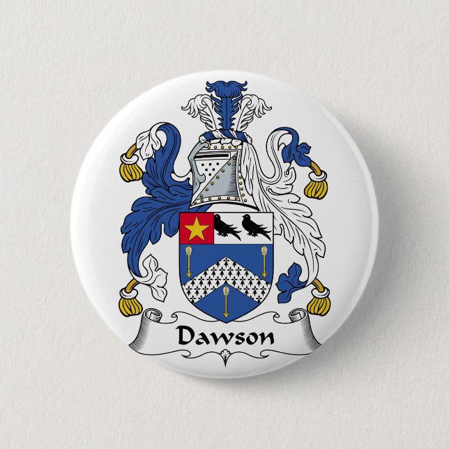 Dawson Family Crest 6 Cm Round Badge (Front)