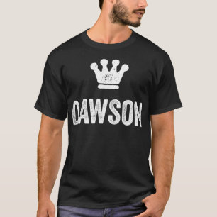 Dawson the King Crown & Name Design for Men Calle T-Shirt