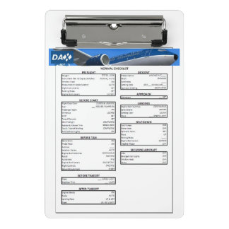 DAX 737 Clipboard Checklist
