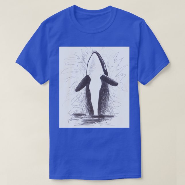 Day 12 Whale Killer Whale T-Shirt (Design Front)