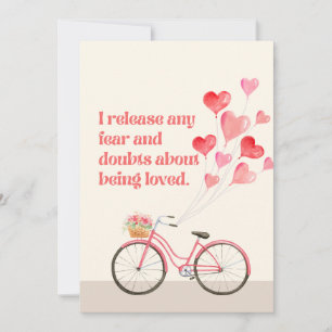 Day 14 Red Heart Manifest Love Affirmation Cards