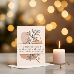 Day 18 Teacher Affirmation Mental Health Card