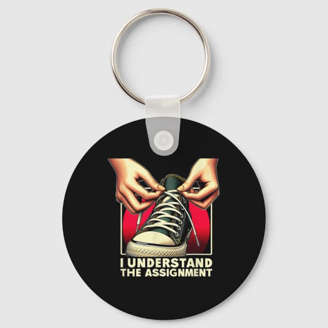 Day 2024 I Understand The Ignment Kamala Harris  Key Ring (Front)