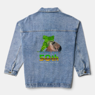 Day 50th Anniversary Koala Bear Silhouette  Denim Jacket