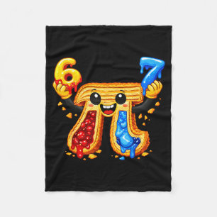 Day 67 meme 3.14 drip symbol pastry math nerd humo fleece blanket