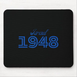 Day 76 Israel - 1948 Am Israel Chai - Jewish Mouse Pad